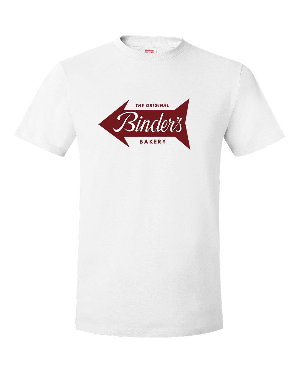Short Sleeve White Unisex Binder's Bakery Shirt
